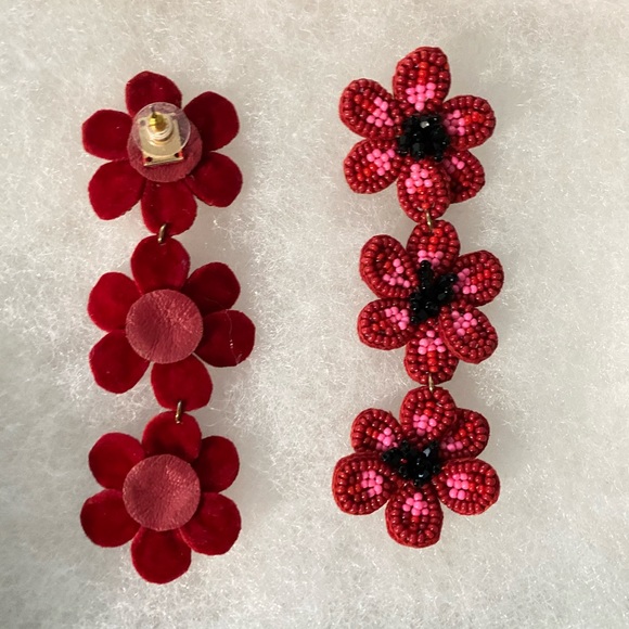 Floral earrings - Picture 2 of 2